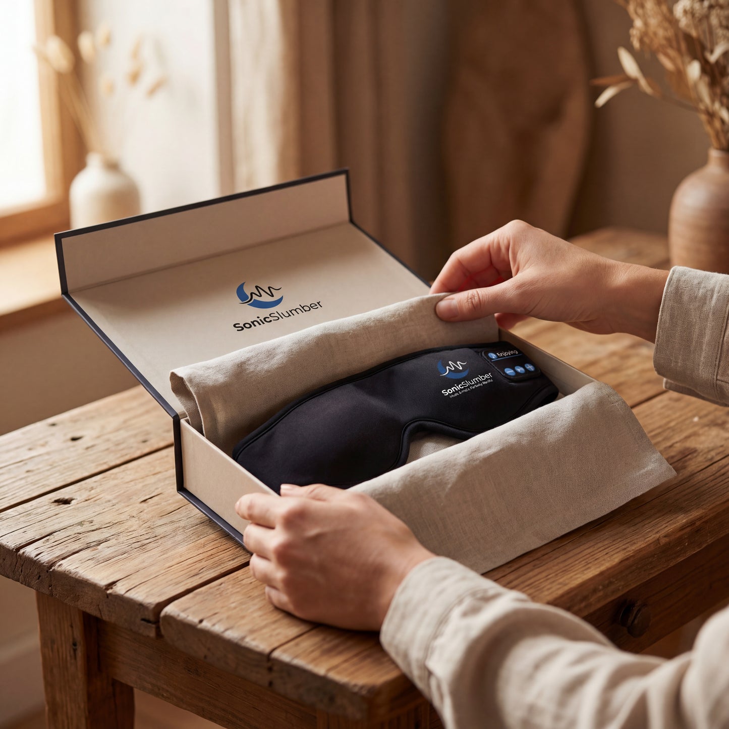 SonicSlumber Sleeping Mask Headphones