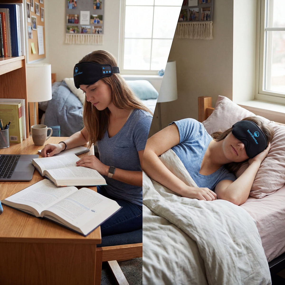 SonicSlumber Sleeping Mask Headphones